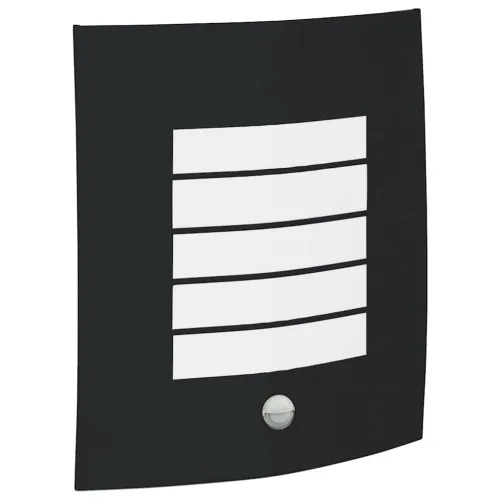 Vanjska zidna lampa Crna 23,5 x 9 x 26 cm - 1 Crna s senzorom Cijena