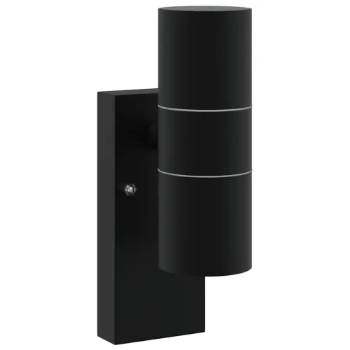 Vanjska zidna lampa Crna 7 x 10 x 22 cm - 1 Crna bez senzora Cijena