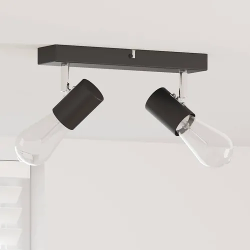 Stropni reflektor s reflektorima Crna 26 x 6,5 x 11,5 cm Metal - Crna 2 Cijena