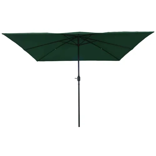 Vrtni suncobran Zelena 295 x 295 x 245 cm Poliester i čelik - Zelena Cijena