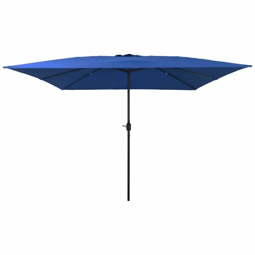 Vrtni suncobran 295 x 295 x 245 cm Poliester i čelik - Azurno plava Cijena
