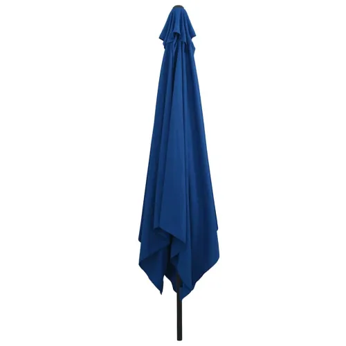 Vrtni suncobran 295 x 295 x 245 cm Poliester i čelik - Azurno plava Cijena