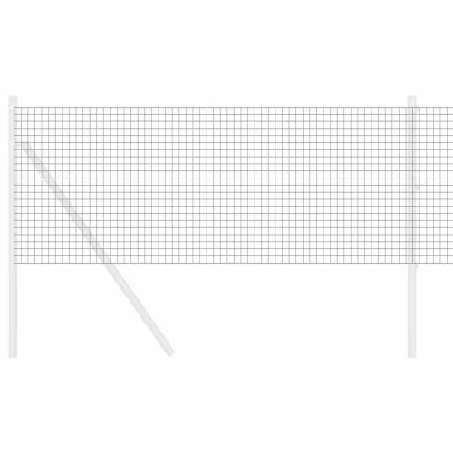 Zavarena žičana ograda 2500 x 40 cm Siva - Siva 25 x 25 mm 25 x 0,4 m Cijena
