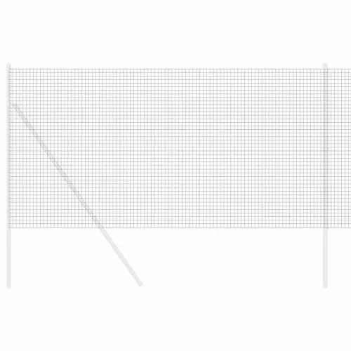 Zavarena žičana ograda 2500 x 140 cm Siva - Siva 25 x 25 mm 25 x 1,4 m Cijena
