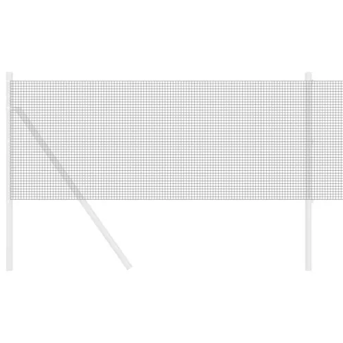 Zavarena žičana ograda 10000 x 80 cm Siva - Siva 12 x 12 mm 100 x 0,8 m Cijena