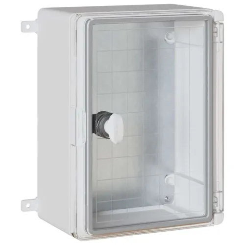 Upravljački ormar Siva 28 x 13 x 28 cm ABS plastika - 21 x 13 x 28 cm Sivo s prozirnim vratima Cijena