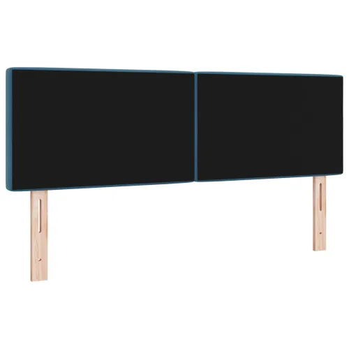 Uzglavlje Tamno plava 144 cm Baršun - Tamno plava 140 cm Nizak uzglavlju Cijena