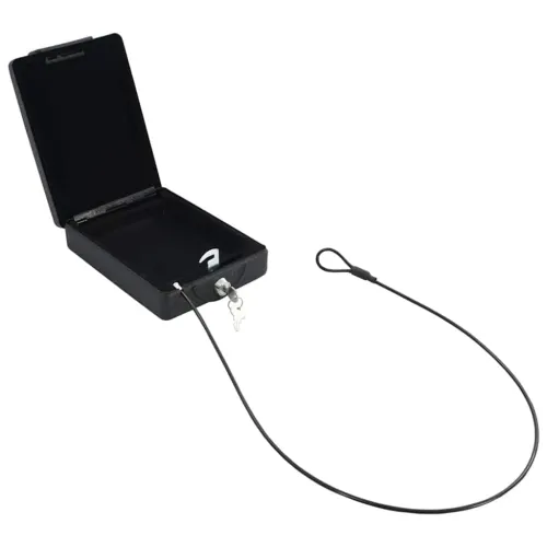 Auto sef s zaključavanjem Crna 22 x 16 x 7 cm Čelik Cijena