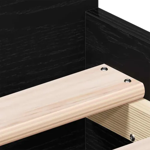 Okvir za krevet s ladicama Crni hrast 193 x 78 x 50 cm - Crni hrast 75 x 190 cm Cijena
