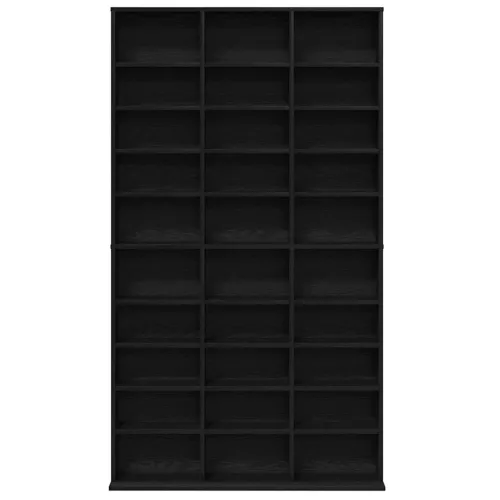 CD ormar Crni hrast 101 x 23 x 177,5 cm Konstruirano drvo - Crni hrast 101 x 23 x 177,5 cm Cijena