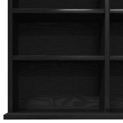 CD ormar Crni hrast 101 x 23 x 177,5 cm Konstruirano drvo - Crni hrast 101 x 23 x 177,5 cm Cijena
