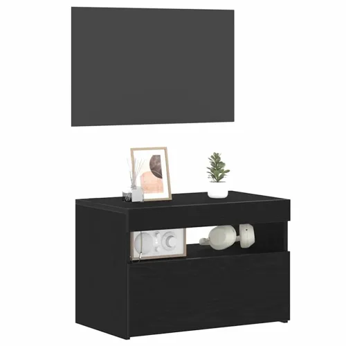 Noćni ormar Crni hrast 60 x 35 x 40 cm Konstruirano drvo - Crni hrast 1 Cijena