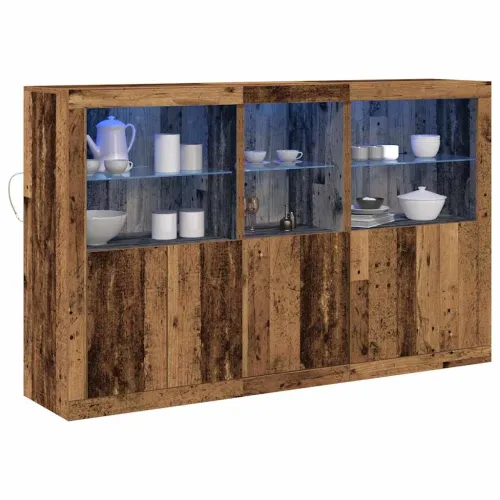 LED komoda Staro drvo 162 x 37 x 100 cm Konstruirano drvo - Staro drvo Cijena