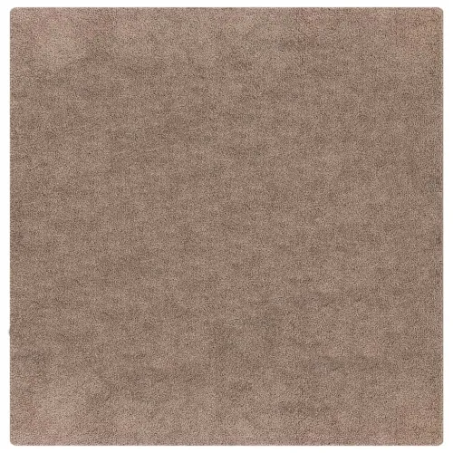 Protuklizni Shaggy Tepih Smeđa 160 x 160 cm PP - Smeđa 160 x 160 cm Cijena