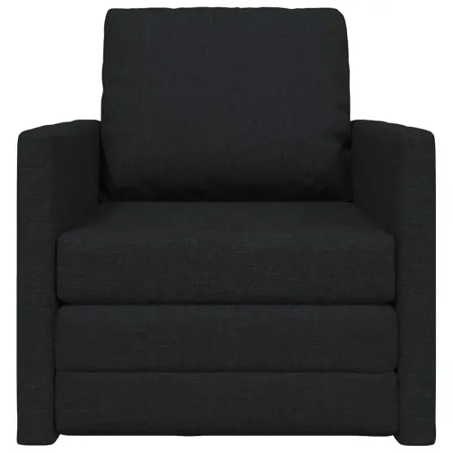 Krevet na razvlačenje Crna 74 x 77 x 81 cm tkanina - Crna 74 x 77 x 81 cm Cijena