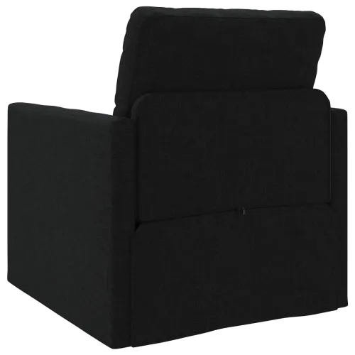 Krevet na razvlačenje Crna 74 x 77 x 81 cm tkanina - Crna 74 x 77 x 81 cm Cijena