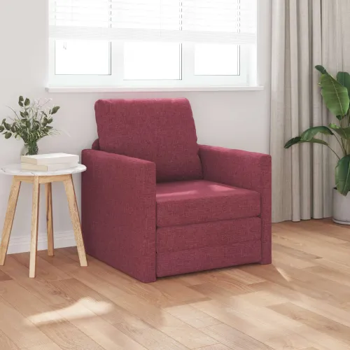 Krevet na razvlačenje Vinska crvena 74 x 77 x 81 cm tkanina - boja crnog vina 74 x 77 x 81 cm Cijena