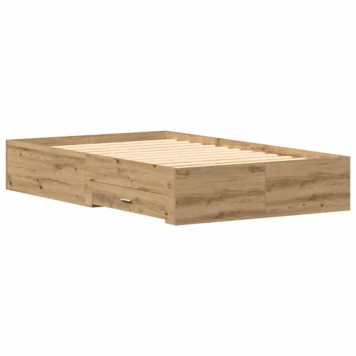 Okvir za krevet s ladicama Umjetnički hrast 120 x 190 cm - hrast artisan 120 x 190 cm Cijena