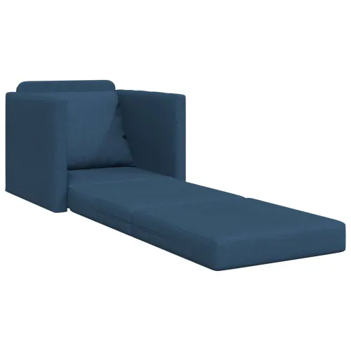 Krevet na razvlačenje Plava 74 x 77 x 81 cm tkanina - Plava 74 x 77 x 81 cm Cijena