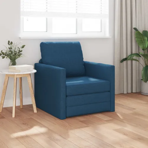 Krevet na razvlačenje Plava 74 x 77 x 81 cm tkanina - Plava 74 x 77 x 81 cm Cijena