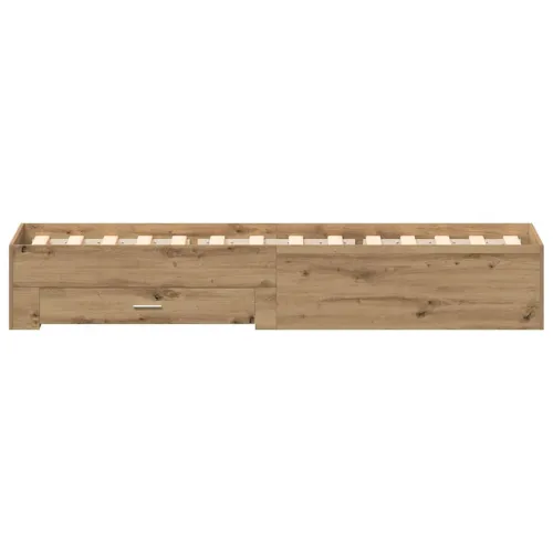 Okvir za krevet s ladicama Umjetnički hrast 100 x 200 cm - hrast artisan 100 x 200 cm Cijena