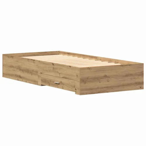 Okvir za krevet s ladicama Umjetnički hrast 90 x 200 cm - hrast artisan 90 x 200 cm Cijena