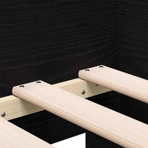 Krevet na dan Crni hrast 90 x 200 cm Konstruirano drvo - Crni hrast 90 x 200 cm Cijena