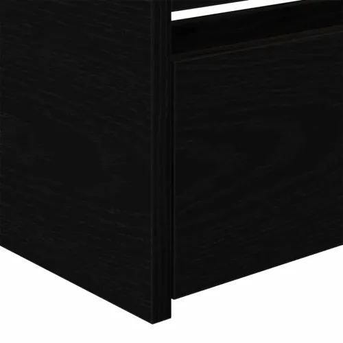 Krevet na dan Crni hrast 75 x 190 cm Konstruirano drvo - Crni hrast 75 x 190 cm Cijena