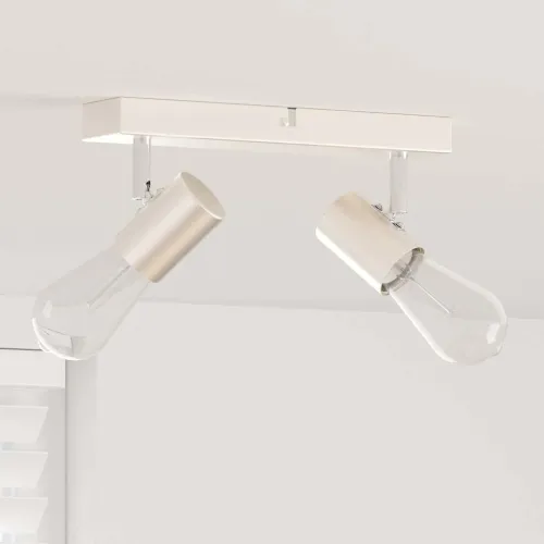 Stropni reflektor s reflektorima Nikla 26 x 6,5 x 11,5 cm Metal - Brušeni nikal 2 Cijena