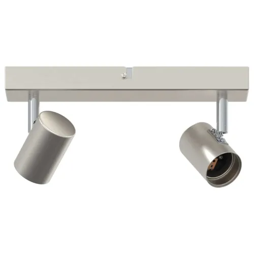 Stropni reflektor s reflektorima Nikla 26 x 6,5 x 11,5 cm Metal - Brušeni nikal 2 Cijena