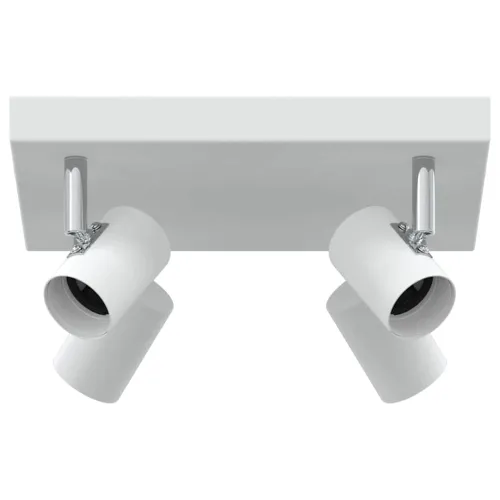 Stropni reflektor s reflektorima Bijela 26 x 26 x 11,5 cm Metal - Bijela 4 Cijena