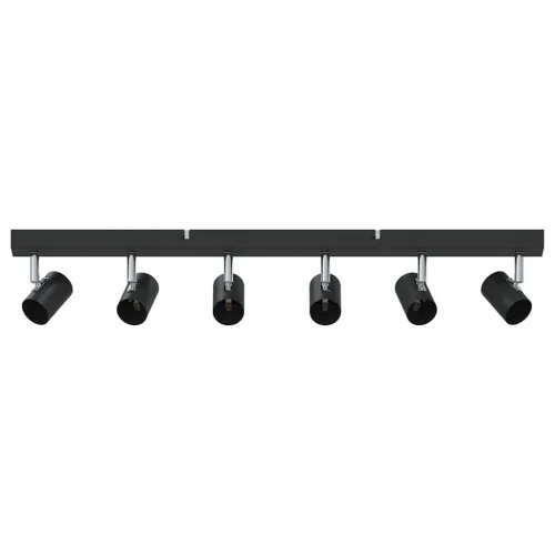 Stropni reflektor s reflektorima Crna 73 x 6,5 x 11,5 cm Metal - Crna 6 Cijena