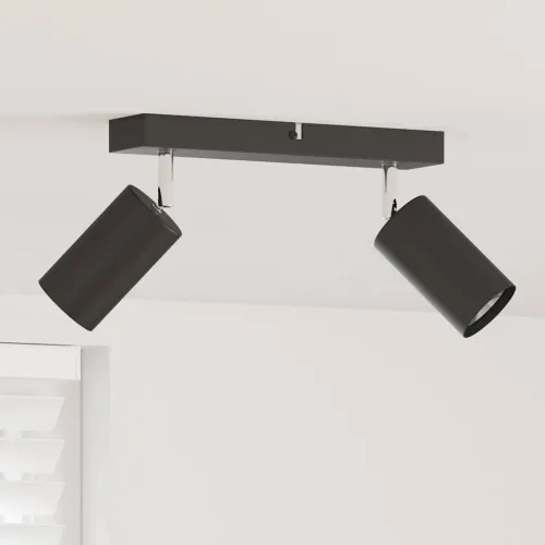 Stropni reflektor s reflektorima Crna 26 x 6 x 16 cm Metal - Crna 2 Cijena