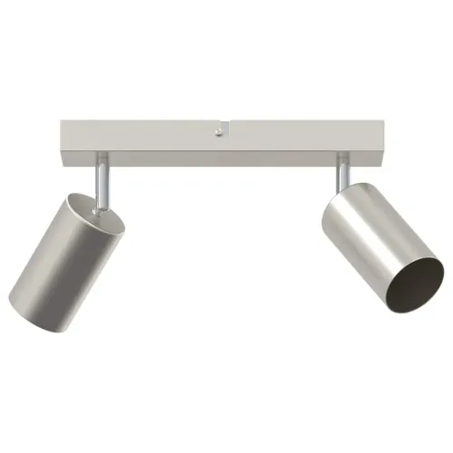 Stropni reflektor s reflektorima Nikla 26 x 6 x 16 cm Metal - Brušeni nikal 2 Cijena