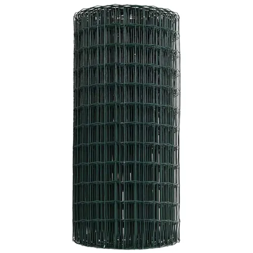 Euro ograda 0,6 x 10 m Željezo prekriveno PVC-om Zelena - Zelena 10 x 0,6 m 50 x 50 mm Cijena