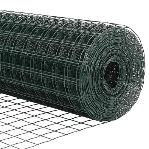 Euro ograda 1,5 x 10 m Željezo prekriveno PVC-om Zelena - Zelena 10 x 1,5 m 50 x 50 mm Cijena