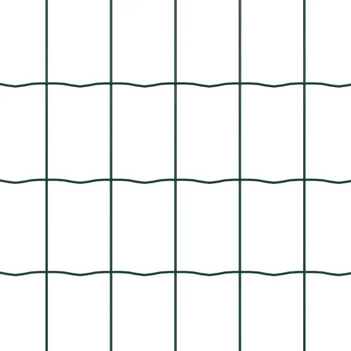 Euro ograda 0,8 x 10 m Željezo prekriveno PVC-om Zelena - Zelena 10 x 0,8 m 50 x 75 mm Cijena