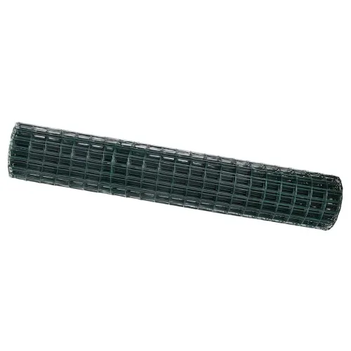 Euro ograda 1,5 x 10 m Željezo prekriveno PVC-om Zelena - Zelena 10 x 1,5 m 50 x 75 mm Cijena
