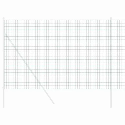 Euro ograda 1,6 x 10 m Željezo prekriveno PVC-om Zelena - Zelena 10 x 1,6 m 50 x 75 mm Cijena