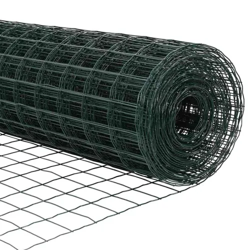 Euro ograda 1,6 x 10 m Željezo prekriveno PVC-om Zelena - Zelena 10 x 1,6 m 50 x 75 mm Cijena