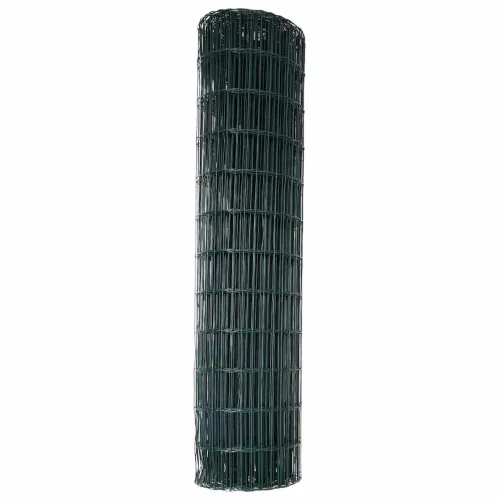 Euro ograda 1 x 10 m Željezo prekriveno PVC-om Zelena - Zelena 10 x 1 m 50 x 100 mm Cijena