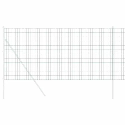 Euro ograda 1,2 x 10 m Željezo prekriveno PVC-om Zelena - Zelena 10 x 1,2 m 50 x 100 mm Cijena