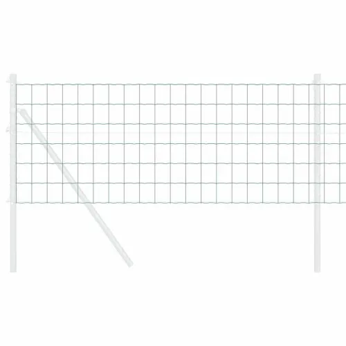 Euro ograda 0,4 x 10 m Željezo prekriveno PVC-om Zelena - Zelena 10 x 0,4 m 75 x 100 mm Cijena