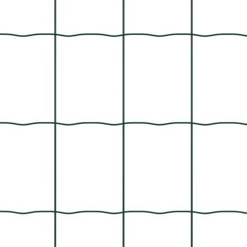 Euro ograda 0,6 x 10 m Željezo prekriveno PVC-om Zelena - Zelena 10 x 0,6 m 75 x 100 mm Cijena