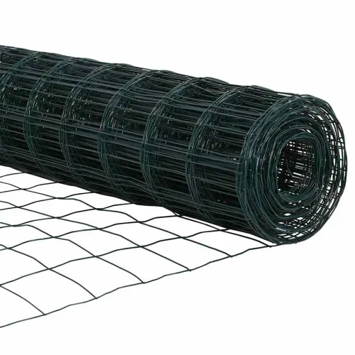 Euro ograda 0,6 x 10 m Željezo prekriveno PVC-om Zelena - Zelena 10 x 0,6 m 75 x 100 mm Cijena