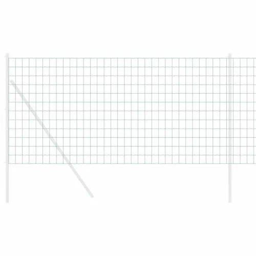 Euro ograda 1,4 x 10 m Željezo prekriveno PVC-om Zelena - Zelena 10 x 1,4 m 75 x 100 mm Cijena