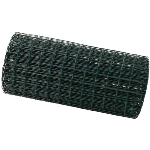 Euro ograda 0,6 x 10 m Željezo prekriveno PVC-om Zelena - Zelena 10 x 0,6 m 100 x 100 mm Cijena