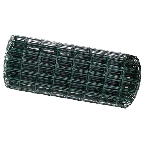 Euro ograda 0,6 x 25 m Željezo prekriveno PVC-om Zelena - Zelena 25 x 0,6 m 50 x 75 mm Cijena