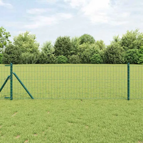 Euro ograda 0,8 x 25 m Željezo prekriveno PVC-om Zelena - Zelena 25 x 0,8 m 50 x 100 mm Cijena