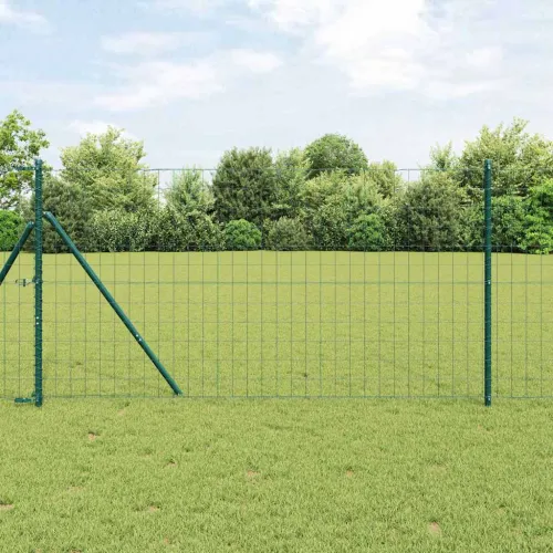 Euro ograda 1 x 25 m Željezo prekriveno PVC-om Zelena - Zelena 25 x 1 m 75 x 100 mm Cijena